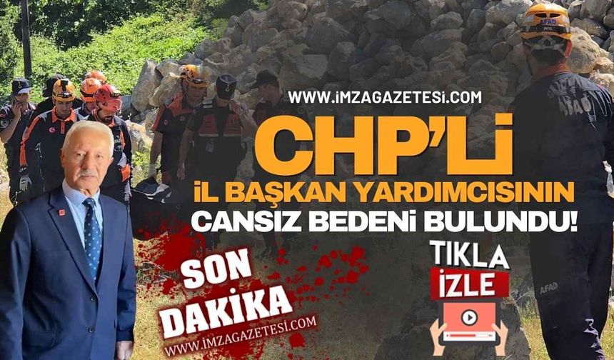 Filyos Çayı’na Düşen CHP İl Başkan Yardımcısının Cansız Bedeni Bulundu!