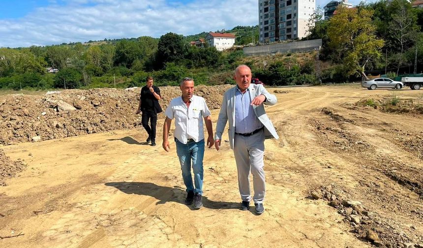 Gökçebey’de Pazar Yeri Çalışmalarına Başkan Öztürk'ten Sahada İnceleme