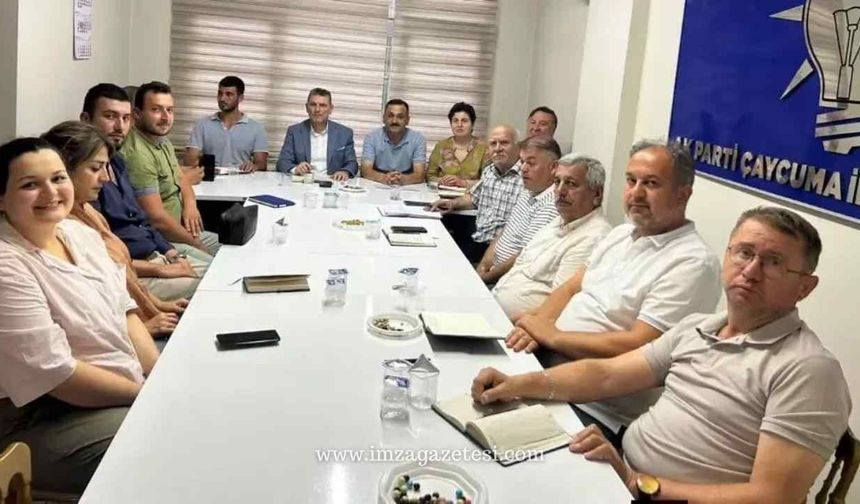 AK Parti Çaycuma Sahaya Odaklandı. Siyasette Tempo Yükseliyor