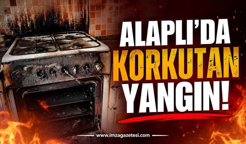 Alaplı'da Korkutan Yangın!