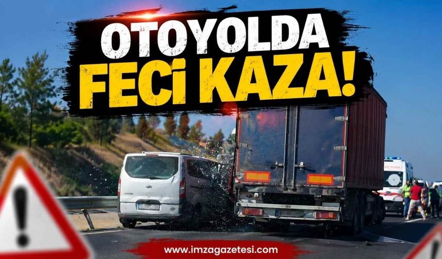 Otoyolda Feci Kaza!