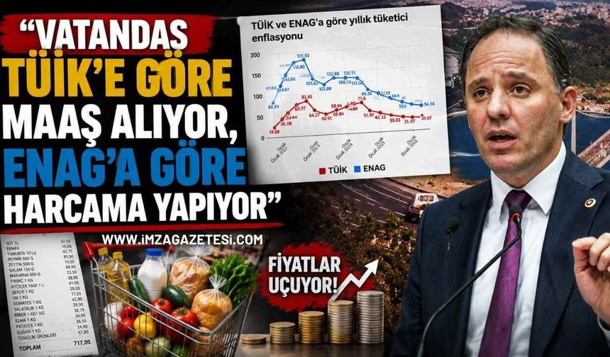 Deniz Yavuzyılmaz: “Vatandaş TÜİK’e göre maaş alıyor, ENAG’a göre harcama yapıyor”