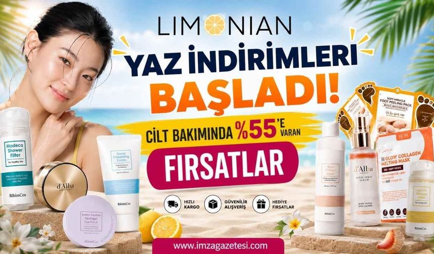 Limonian’da Yaz İndirimleri Başladı: Cilt Bakımında %55’e Varan Fırsatlar