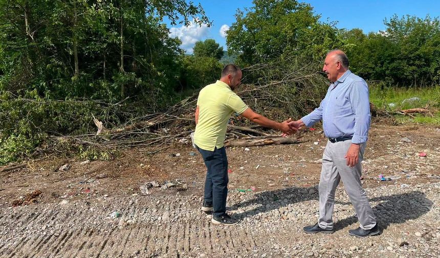 Gökçebey Belediye Başkanı Vedat Öztürk’ten Kapalı Pazar Alanında İnceleme