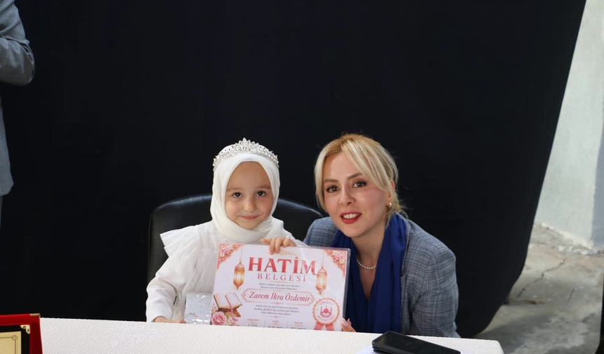 Kaymakam Şıktaş, Minik Zarem İkra’nın Heyecanına Ortak Odu