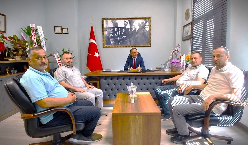Kilimli İlçe Müftülüğü'nden Milli Eğitim Müdürü İsmail Aşkar'a Hayırlı Olsun Ziyareti
