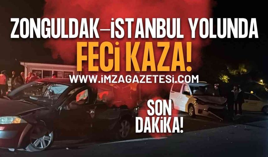Zonguldak İstanbul Yolunda Feci Kaza: Yaralılar Var