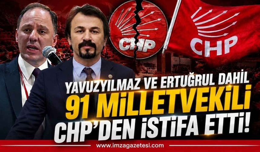 Zonguldak Milletvekilleri Deniz Yavuzyılmaz ve Eylem Ertuğrul Dahil 91 Milletvekili CHP'den İstifa Etti!