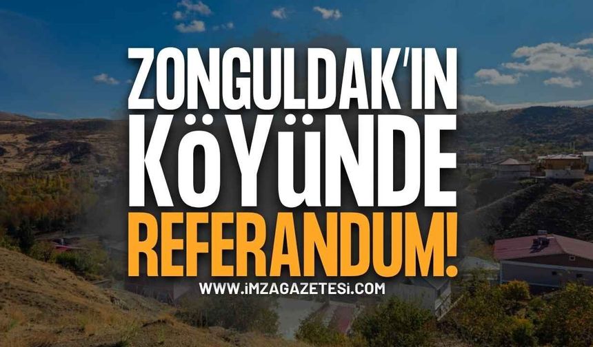 Zonguldak'ın Köyünde Referandum Heyecanı