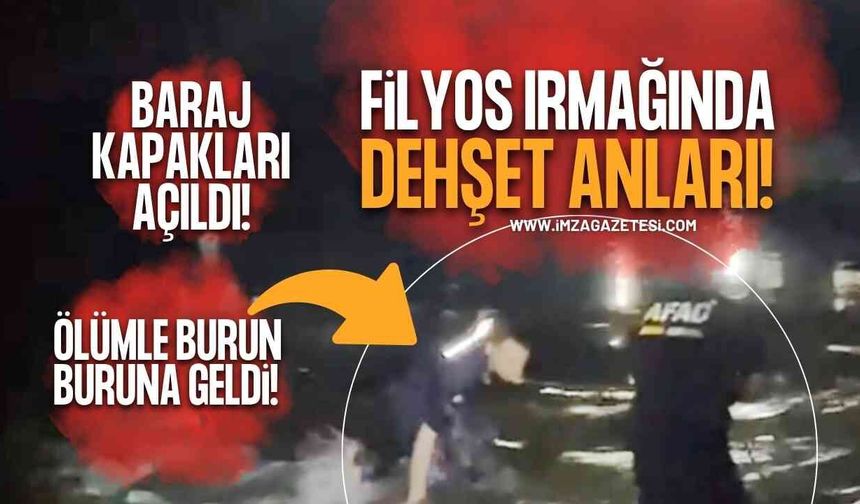 Zonguldak'ta Baraj Kapakları Açıldı: Filyos Irmağı'nda Korkutan Anlar!