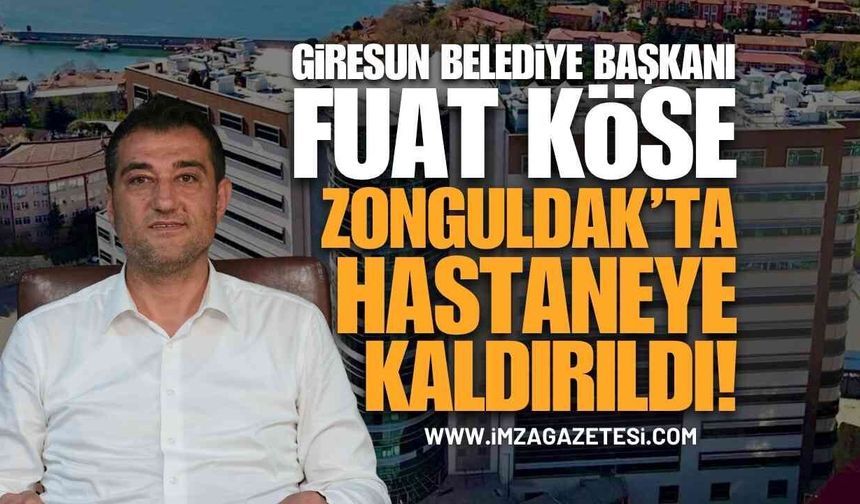 Zonguldak'ta Düğüne Gelen Giresun Belediye Başkanı Fuat Köse Hastaneye Kaldırıldı