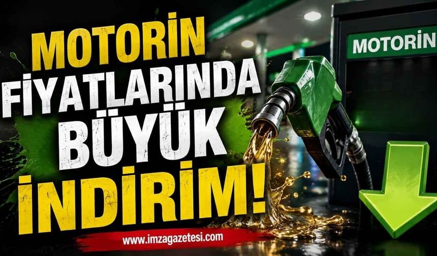Motorin Fiyatlarında Büyük İndirim!