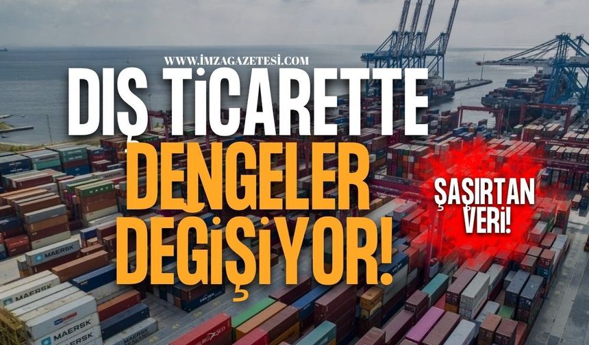 Türkiye’nin Dış Ticaretinde Dengeler Değişiyor! Rakamlar Açıklandı!