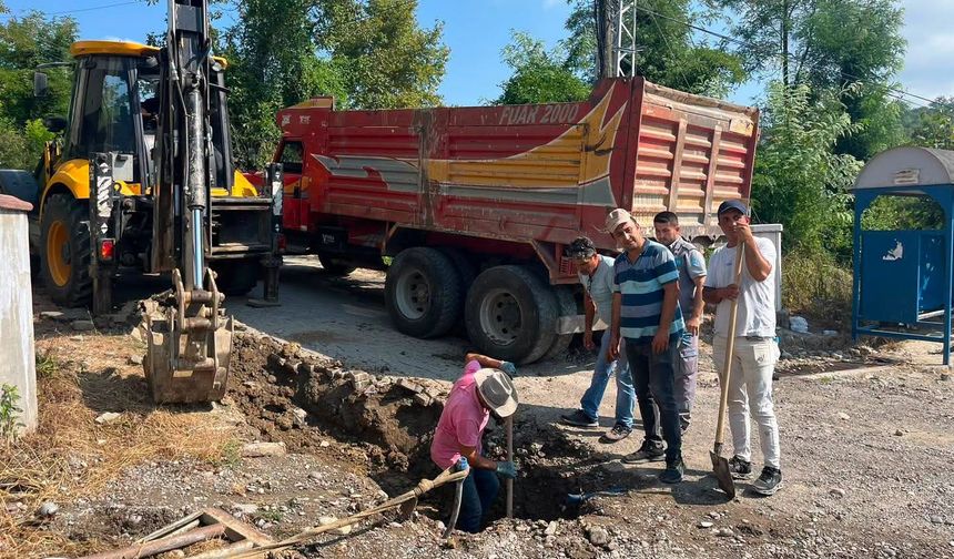 Gökçebey’de Altyapı Hamlesi: Başkan Vedat Öztürk Çalışmaları Yerinde İnceledi