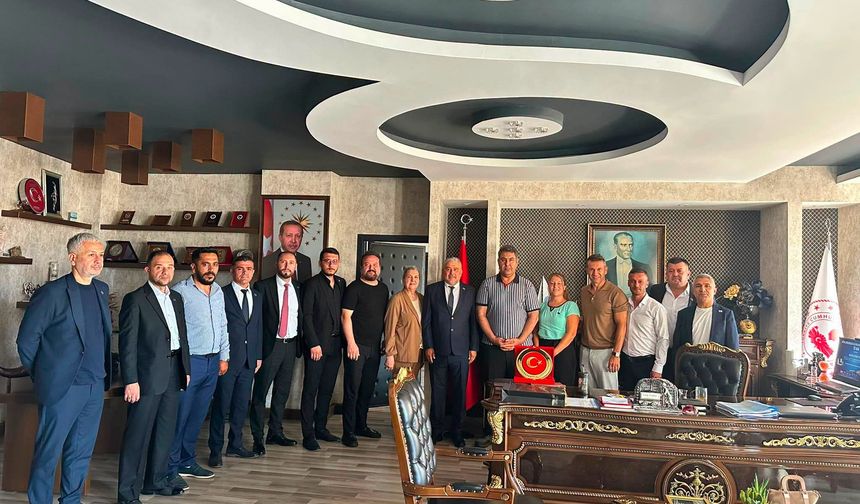 Anahtar Parti Kdz. Ereğli İlçe Yönetiminden Kaymakam Fatih Yılmaz’a Ziyaret