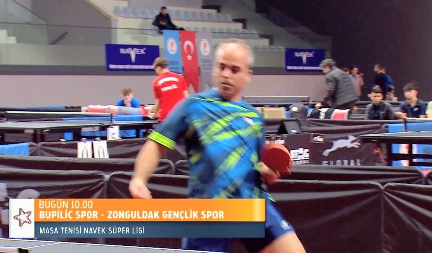 Zonguldak GSİMSK Masa Tenisinde Zirve Yarışı Sürüyor