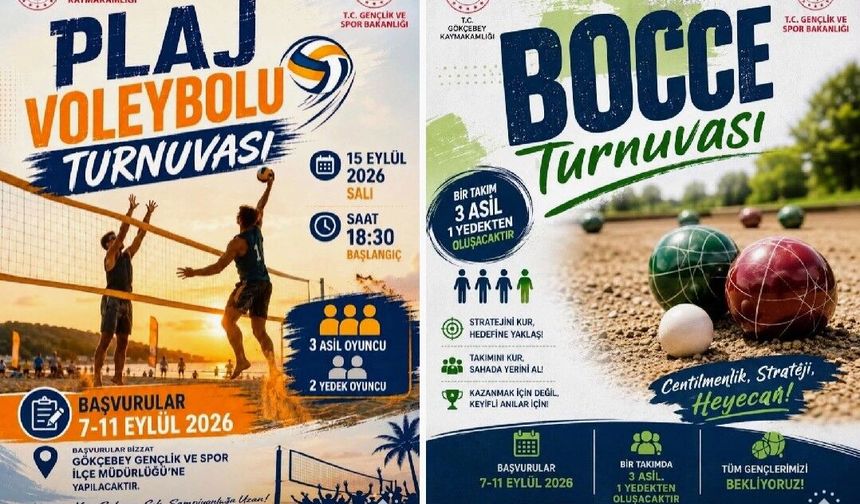 Gökçebey’de Bocce ve Plaj Voleybolu Turnuvaları Başlıyor