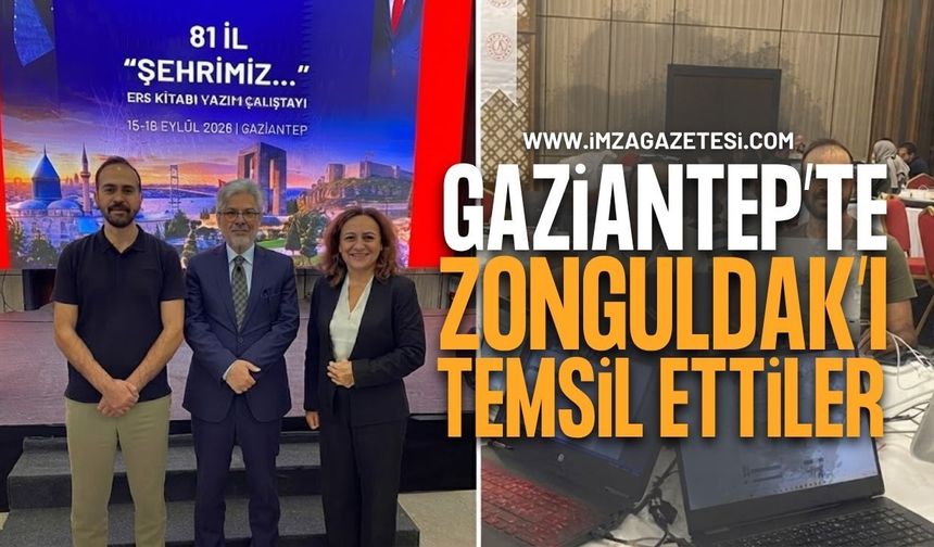 Gaziantep'te Zonguldak'ı Temsil Ettiler