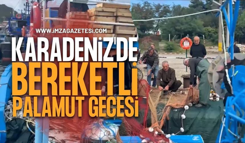 Karadeniz'de Bereketli Palamut Gecesi