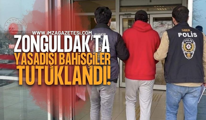 Zonguldak’ta Yasadışı Bahisçiler Tutuklandı
