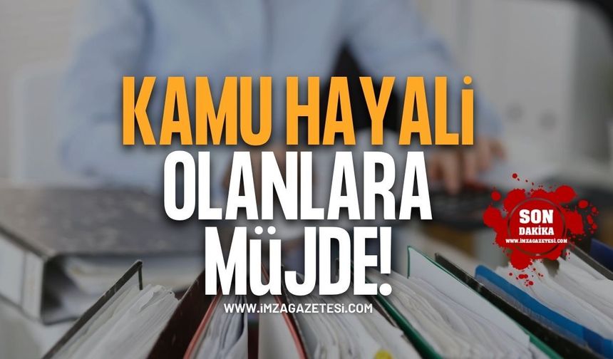 Kamu Hayali Olanlara Müjde! Tercihler Başladı!