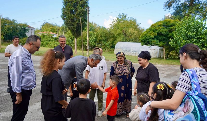 Kaymakam Kaya Miniklerin Okul Heyecanına Ortak Oldu: Çaycuma’da Uyum Haftası Coşkusu