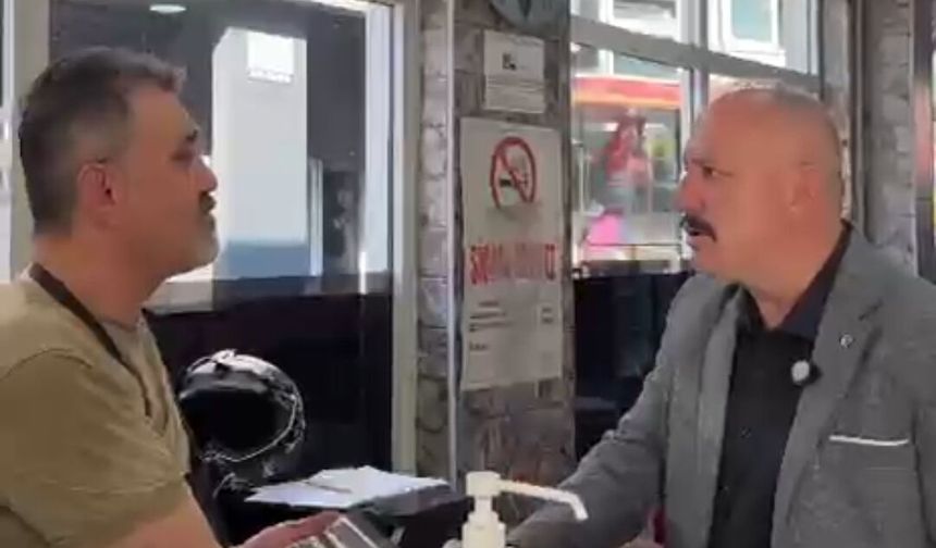 MHP Kilimli İlçe Başkanı Atakan Örer, Yağıştan Etkilenen Esnafı Ziyaret Etti