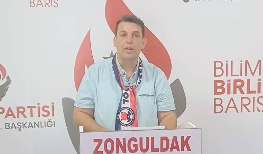 Zafer Partisi Zonguldak İl Başkanı Oğuzhan Turhan’dan Sert Çıkış