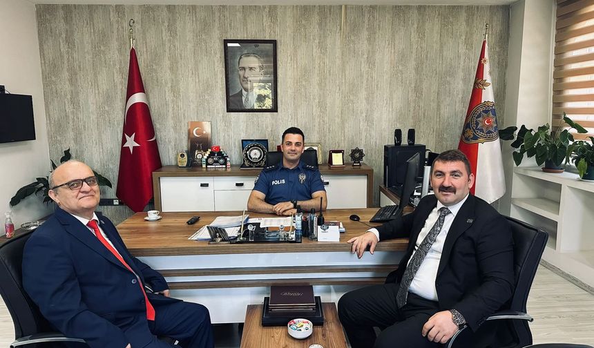 Anahtar Parti Kilimli Teşkilatından Emniyet Müdürü Sercan Kurt’a Ziyaret