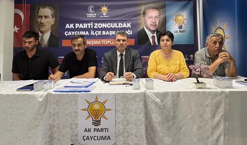AK Parti Çaycuma Teşkilatı Türkiye Yüzyılı Hedefleriyle Sahaya İniyor