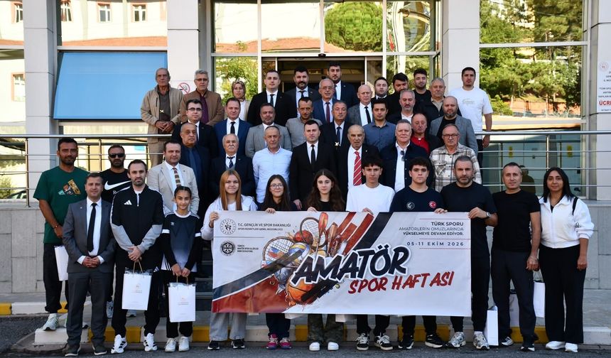 Amatör Spor Haftası Zonguldak’ta Coşkuyla Başladı