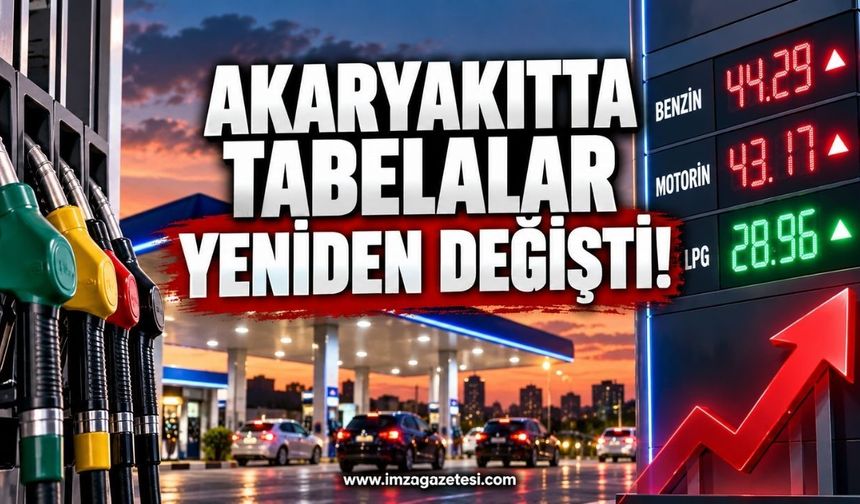 Akaryakıtta Tabelalar Yeniden Değişti