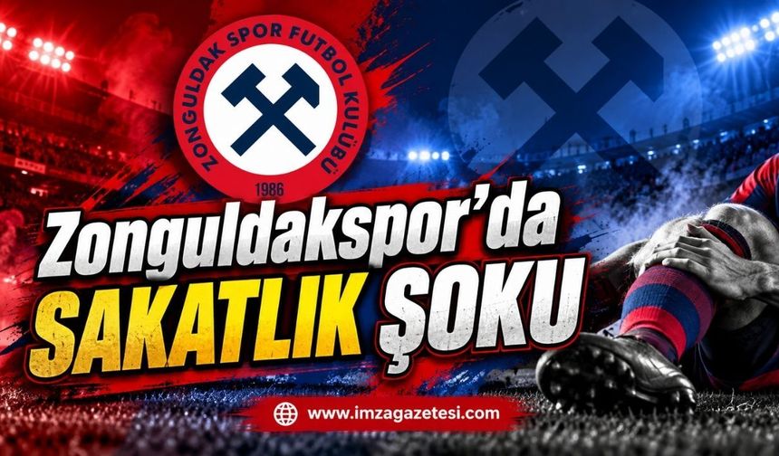 Zonguldakspor'da Sakatlık Şoku