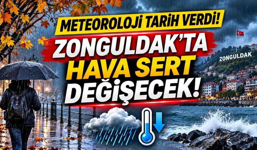Meteoroloji Tarih Verdi! Zonguldak’ta Hava Sert Değişecek