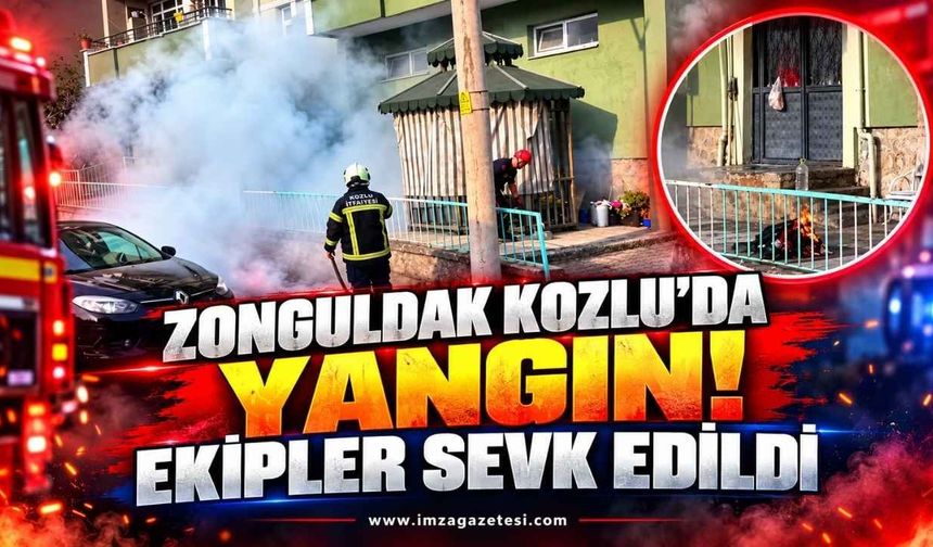 Zonguldak Kozlu’da Korkutan Tüp Yangını! İtfaiye Ekipleri Seferber Oldu
