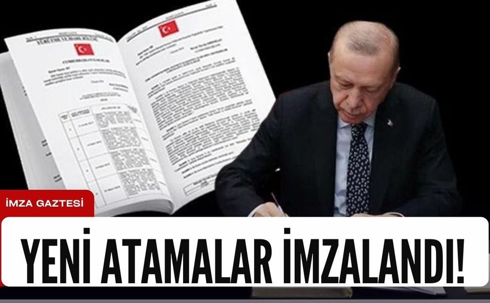 Zonguldak'a Cumhurbaşkanlığı tarafından yapılan atamalar Resmi Gazete’de