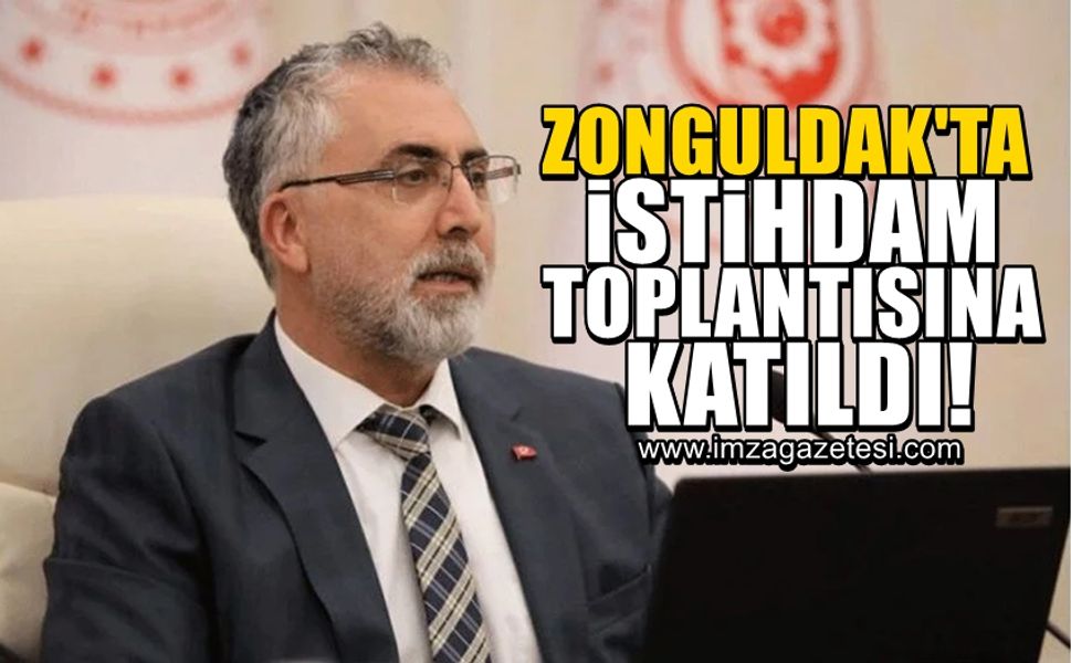 Bakan Vedat Işıkhan, Zonguldak'ta yapılan toplantıya katıldı!