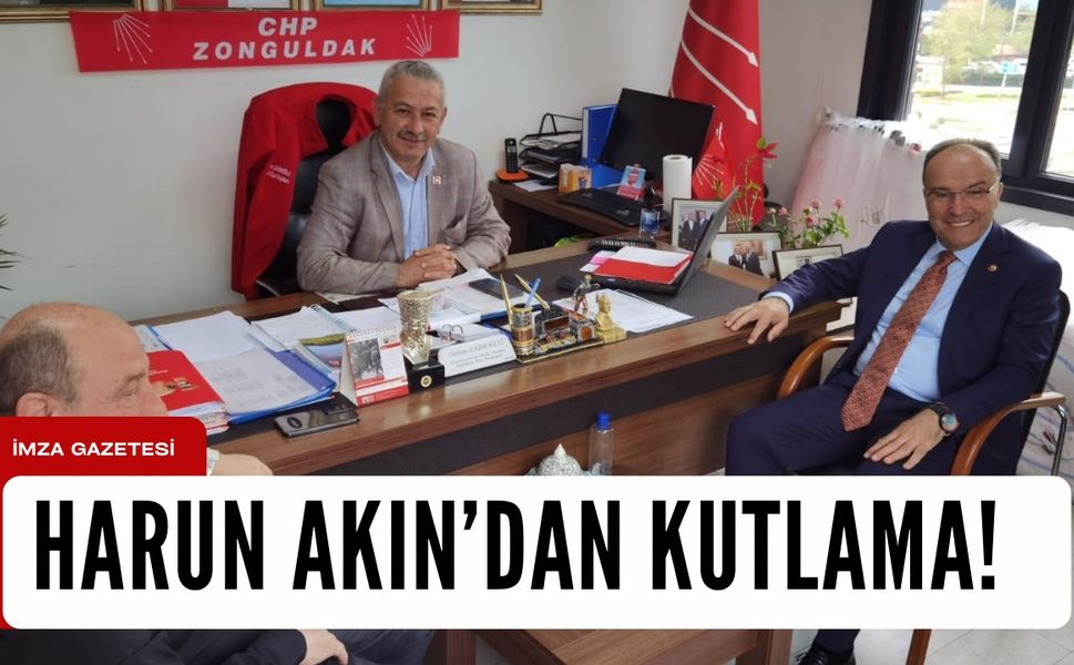 Harun Akın’dan Osman Zaimoğluna kutlama!