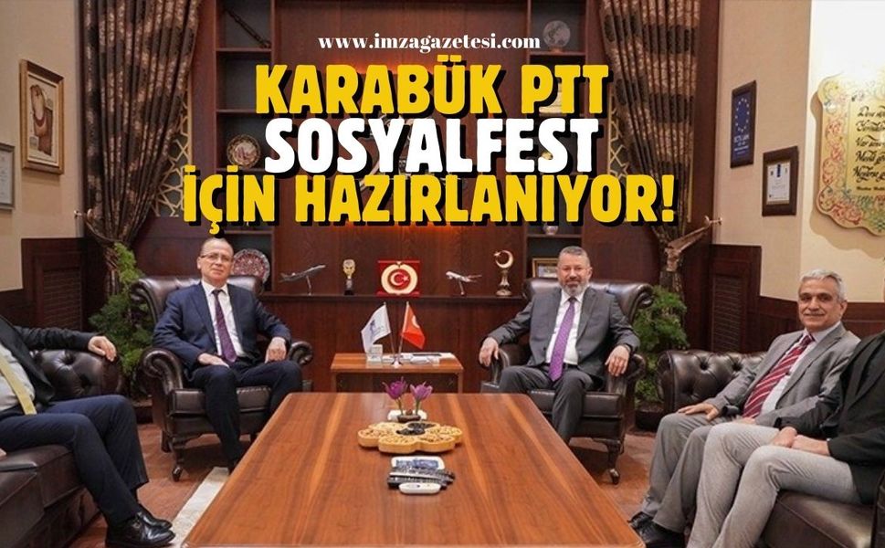 Karabük PTT, "SOSYALFEST" için özel pul hazırlıyor...