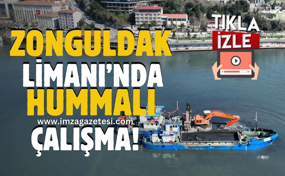 Zonguldak Limanı'nda hummalı çalışma!