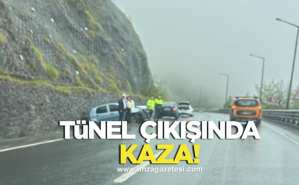 Değirmenağzı tünellerinde kaza