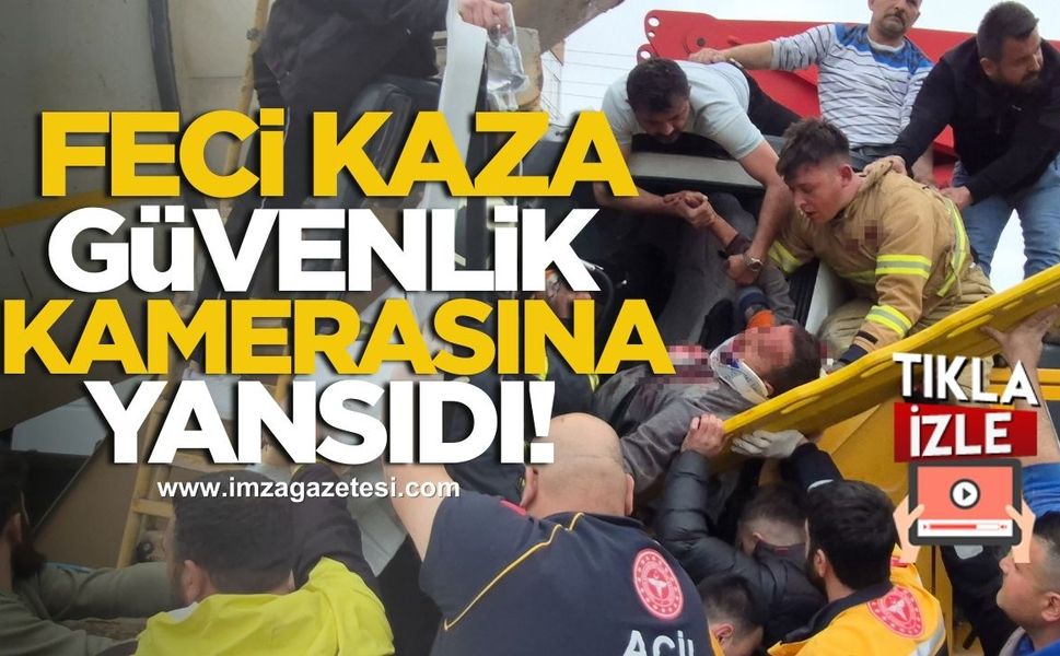 Feci kazanın güvenlik kamerası görüntüleri!