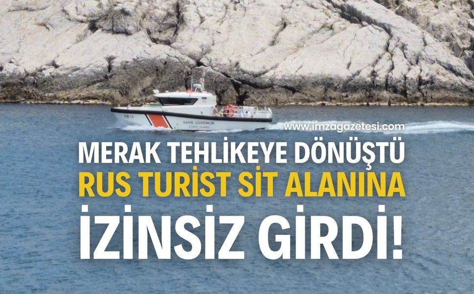Tarihi Tavşan Adası’na Çıkan Rus Turist İçin Alarm Verildi!