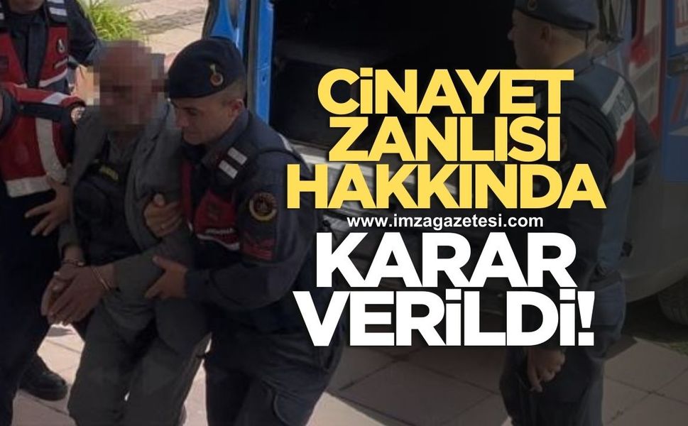 Karı kocayı öldüren cinayet zanlısı hakkında karar verildi