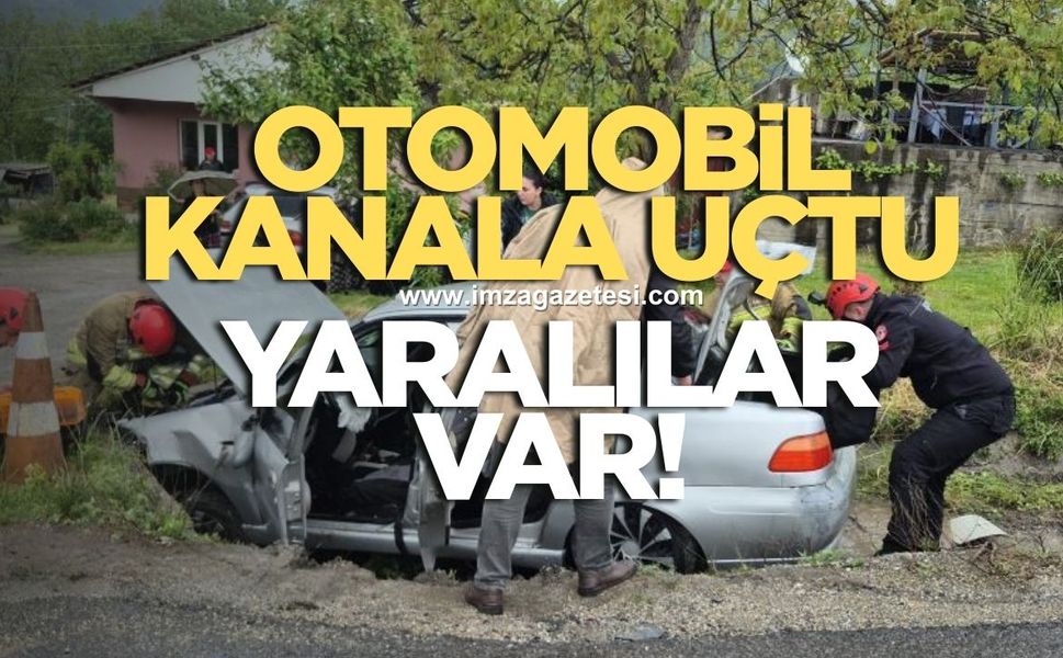 Yağış kaza getirdi! Yaralılar var