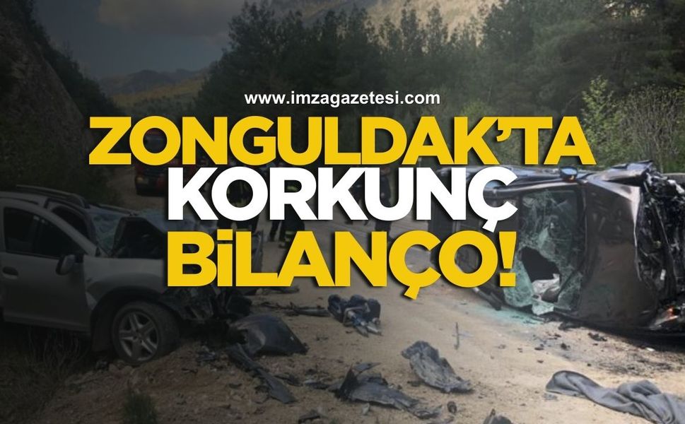 Zonguldak’ta korkunç trafik kazası bilançosu!