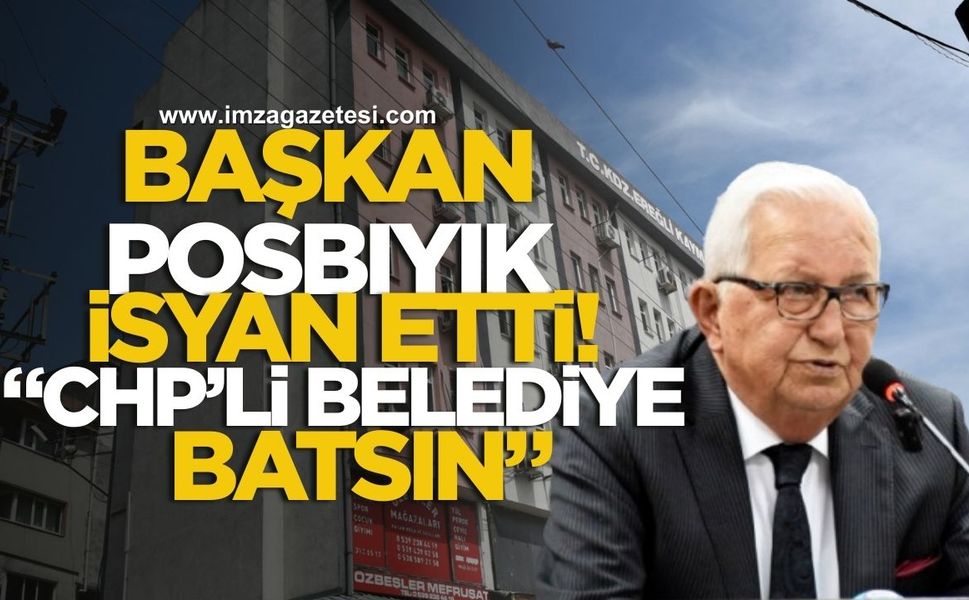Ereğli Belediye Başkanı Halil Posbıyık İsyan Etti! 'CHP’li Belediye Batsın Diye Mi Kabul Etmediler?