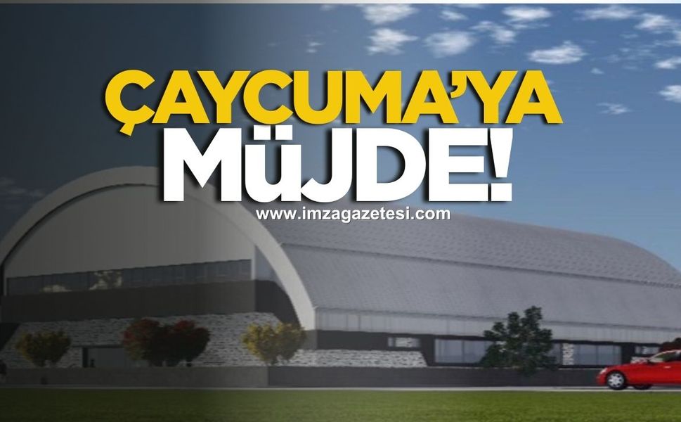 Çaycuma’ya Modern Spor Salonu Müjdesi!