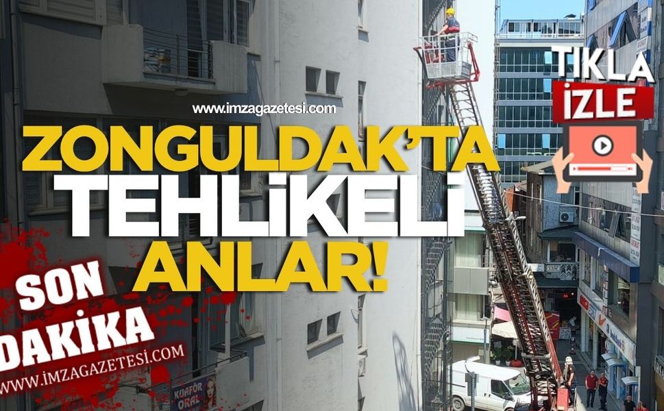 Zonguldak Vergi Dairesi'nde Tehlikeli Anlar!