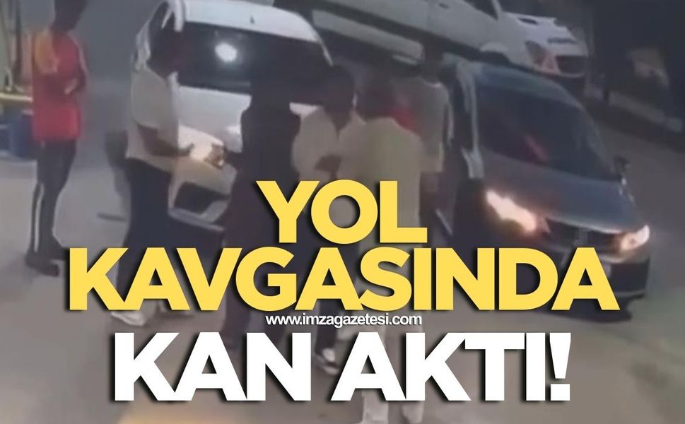 Yol kavgasında kan aktı